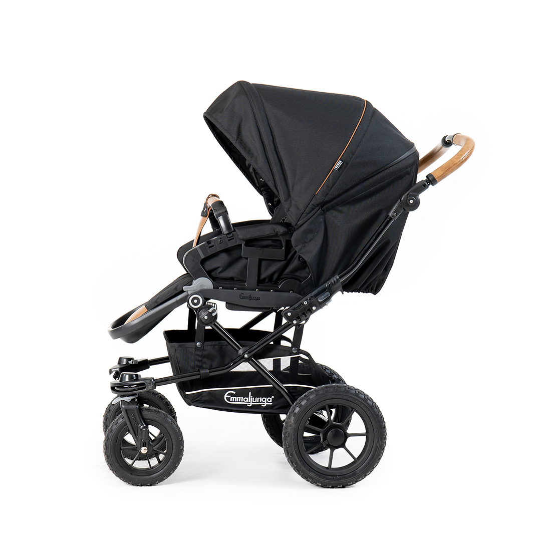 Emmaljunga Alu S lastenrattaat Flat Outdoor Musta