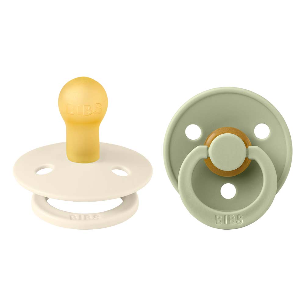 BIBS-nukke 2-pack Sage/Ilvory 0-6 kk