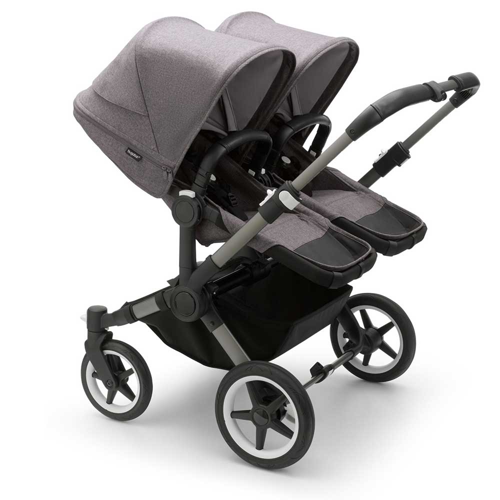Bugaboo Donkey 5 Twin rattaat Harmaa Melange