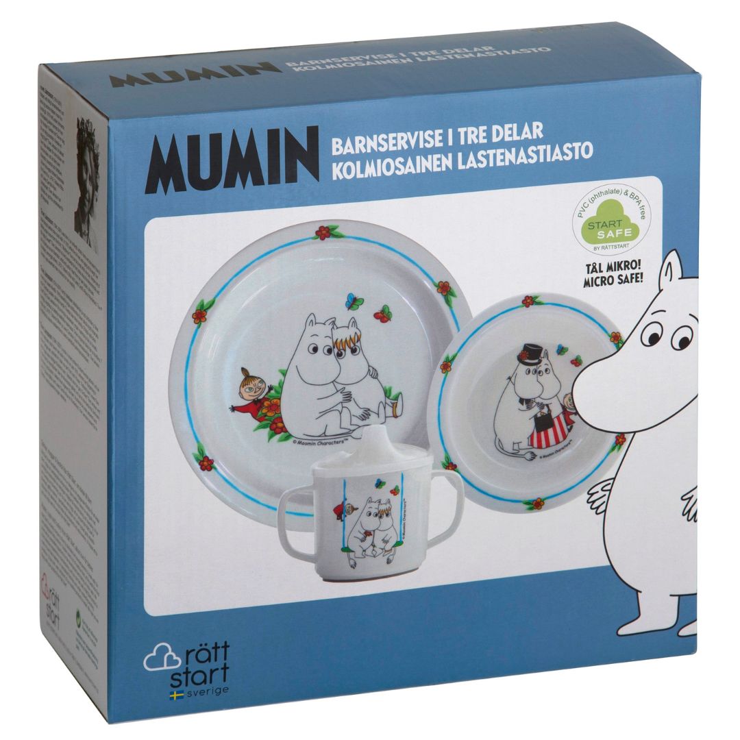 Right Start Moomin, Lasten astiasto, 3 kappaletta