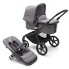 Bugaboo Fox 5 -lastenrattaat Musta/Harmaa Melange