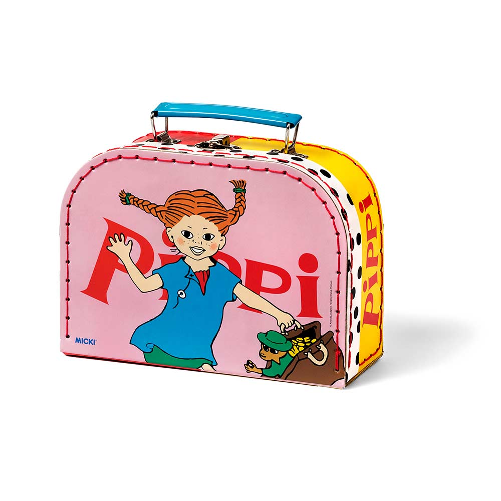 Pippi matkalaukku vaaleanpunainen 20cm