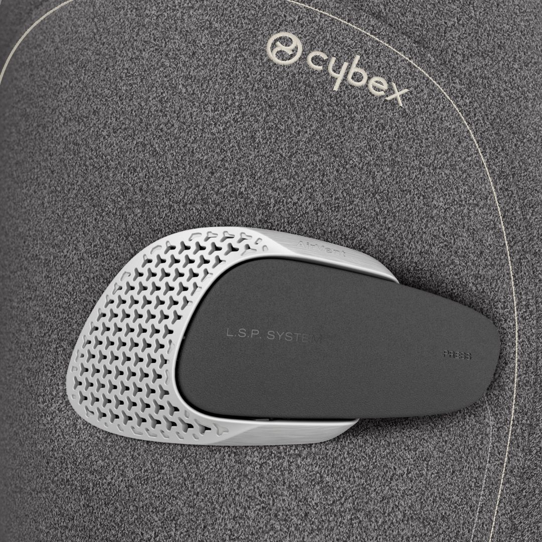 Cybex Anoris T2 turvaistuin, jossa on turvatyyny i-size Plus Mirage Harmaa