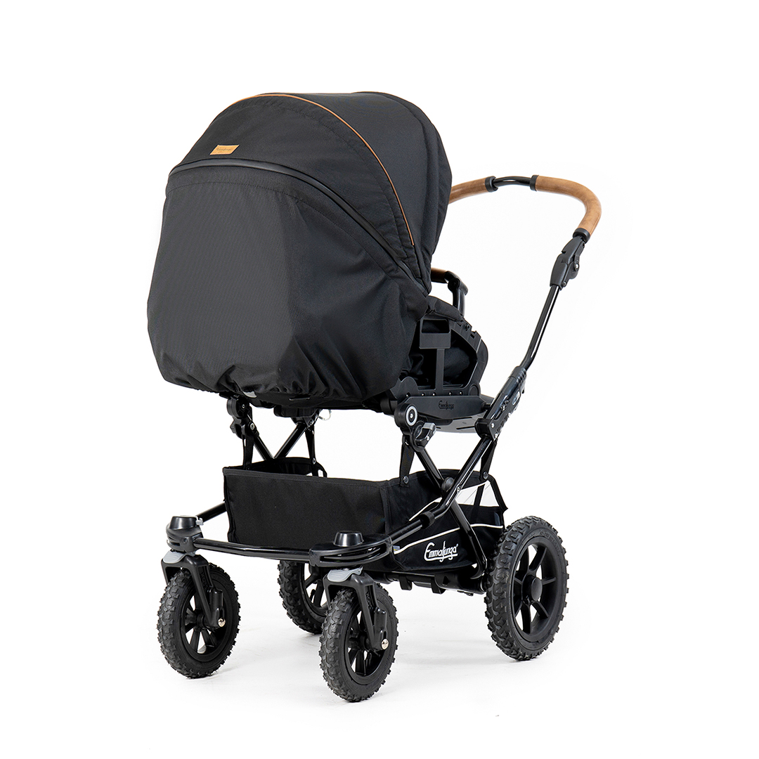 Emmaljunga Alu S lastenrattaat Flat Outdoor Musta