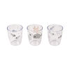 Done by Deer Yummy lasi mini 3-pack Sea friends Sinappi/Harmaa