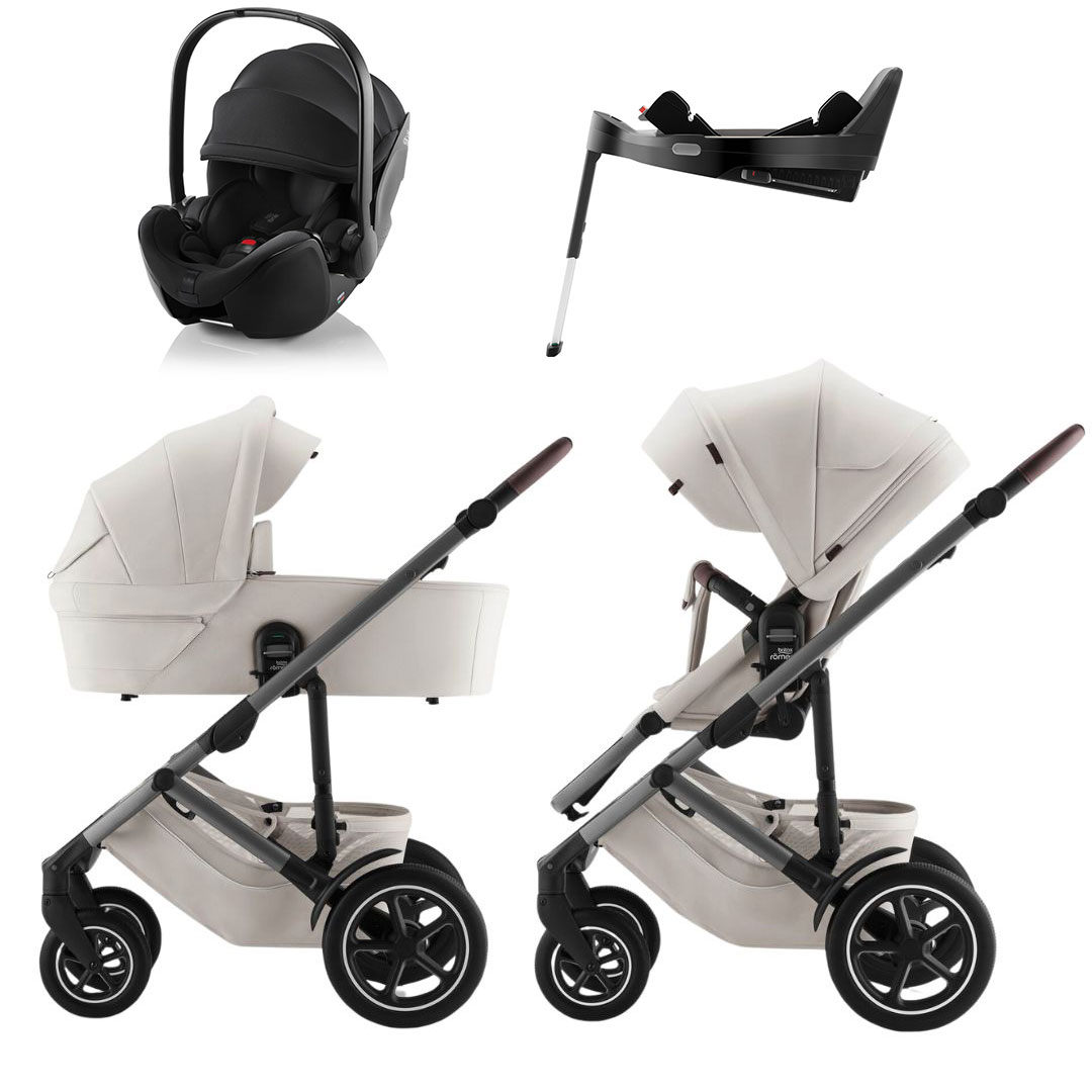 Britax Smile 5Z Soft Taupe + Baby-Safe PRO -paketti
