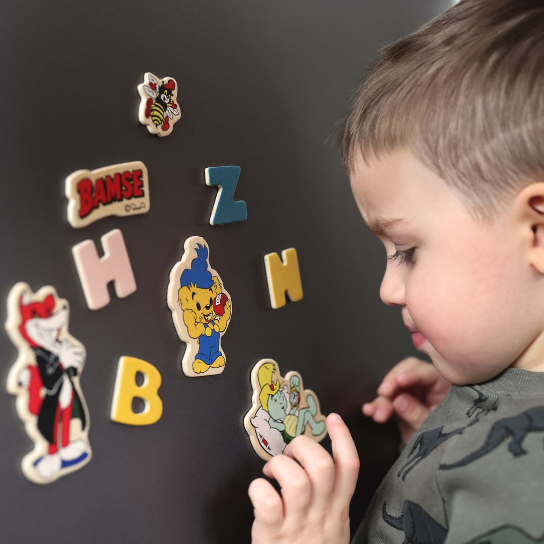 Nalle magneettikirjaimet & figuurit