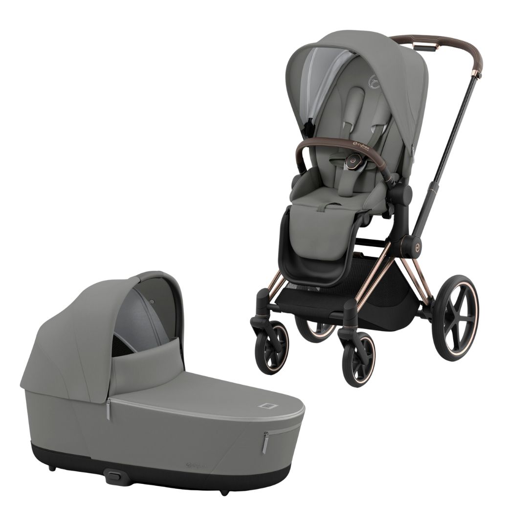 Cybex Priam + Cybex-vauvan turvaistuinpaketti